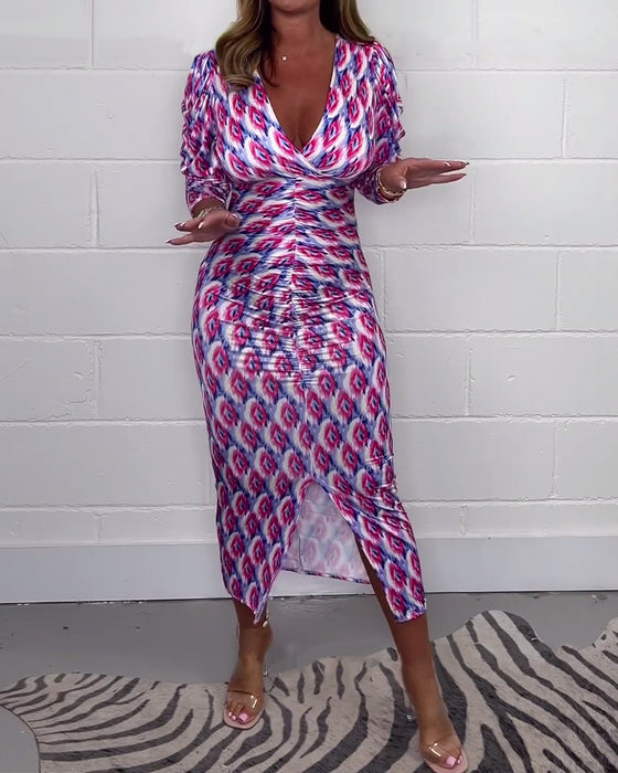 Robe sexy col V femme