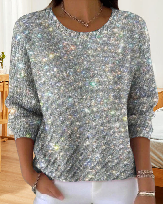 Sweat Décontracté À Col Rond