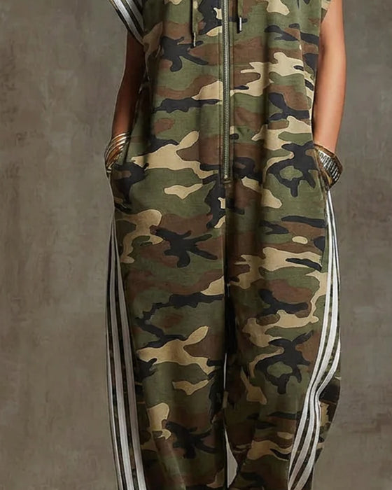 Combinaison Camouflage Rayure Utilitaire