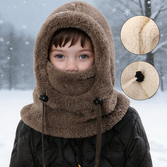 Cagoule D'hiver Polaire 3-En-1 Pour Enfants