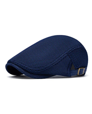 Casquette Plate En Maille Respirante Pour Homme - Béret Ivy Newsboy Ajustable Chapeau D'Été