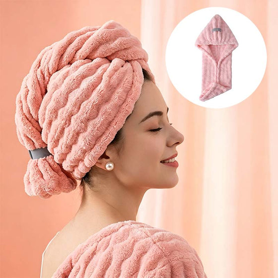 Turban Pour Cheveux Ultra-Absorbant À Séchage Rapide