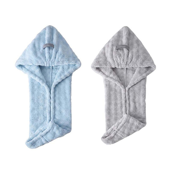 Turban Pour Cheveux Ultra-Absorbant À Séchage Rapide
