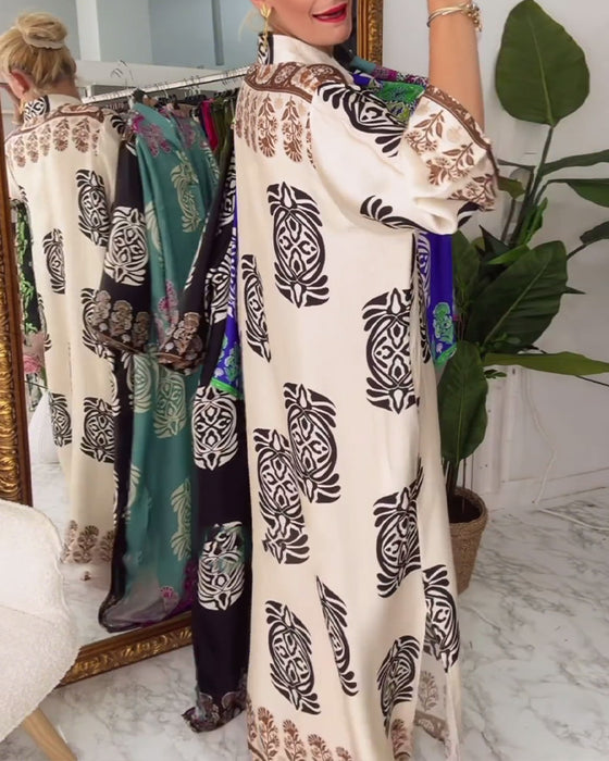 Robe de mode ample rétro