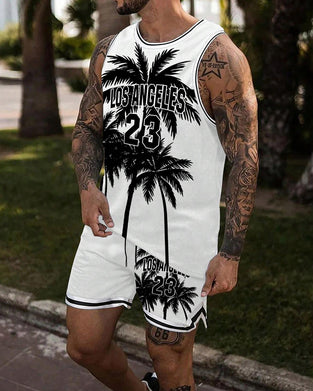 Ensemble Sans Manches Débardeur Short