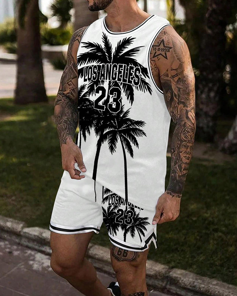 Ensemble Sans Manches Débardeur Short