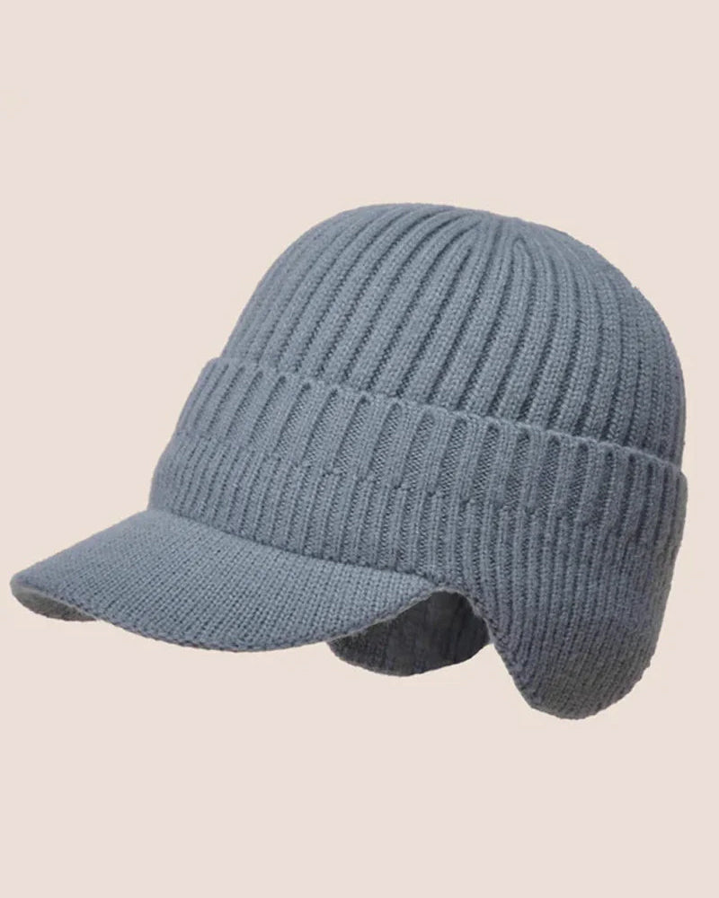 Chapeau Extérieur Équitation Élastique Chaud Protection Oreilles Tricoté