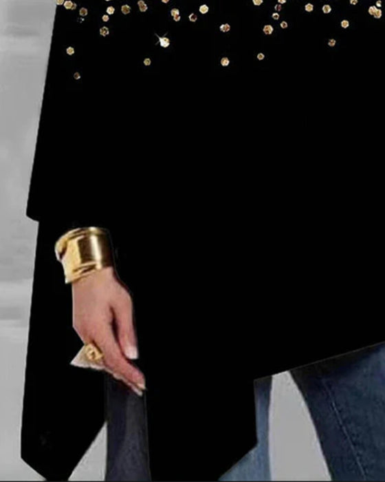 Haut Décontracté Et Stylé Avec Imprimé Léopard