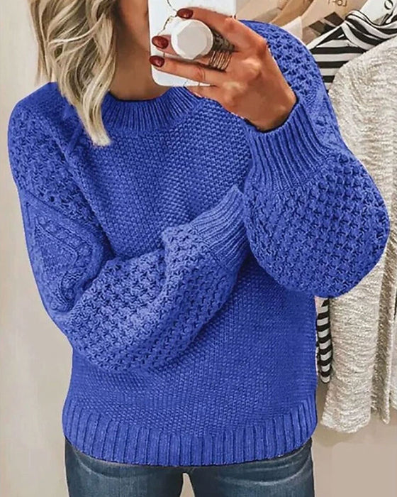 Pullover Polyvalent Unie Tricoté