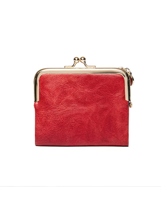 Mini Portefeuille Court Carré Mode Pour Femme