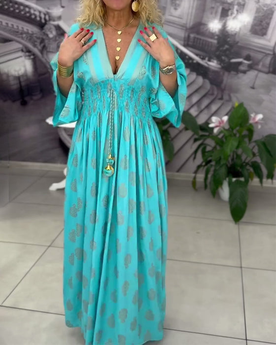 Robe Ample Imprimé Vacances Taille Maxi