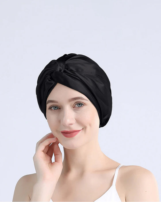 Bonnet Pour Cheveux Doux Et Extensible Style Torsadé