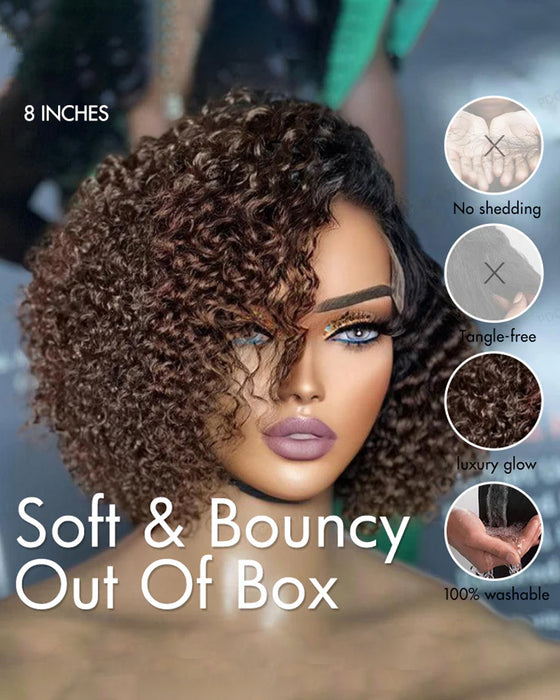 Casque Perruque Africaine Bouclée