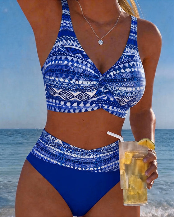 Bikini Géométrique Deux Pièces