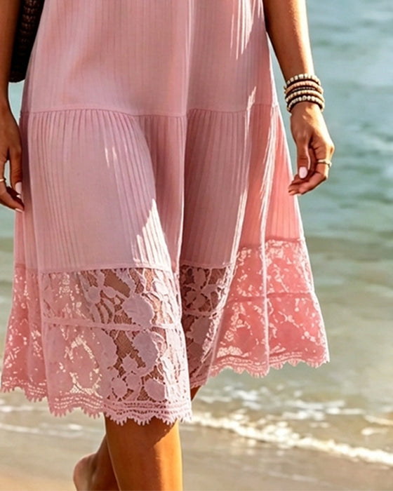 Robe Découpée Patchwork