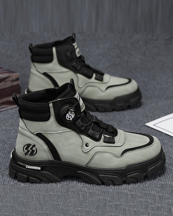 Chaussures Homme Outdoor Boucle Tournante Travail 🔄👞 – Imperméable 💦, Anti-dérapant 🚶‍♂️, Confortable , Respirant 🌬️