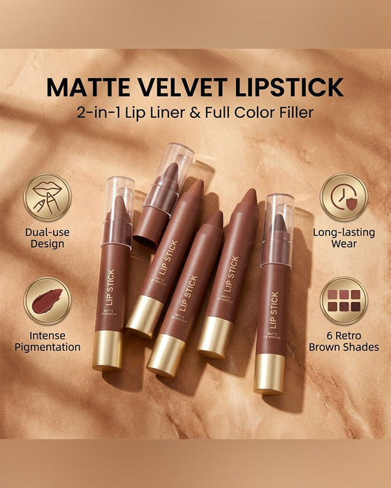 Velours Mat Texture Soyeuse Forte Pigmentation Rouge À Lèvres