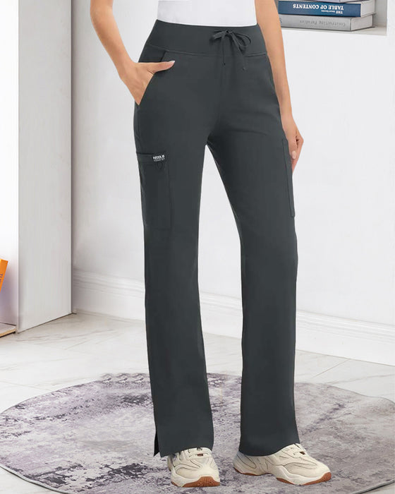 Pantalon Double Poche Slim Attacher Décontracté