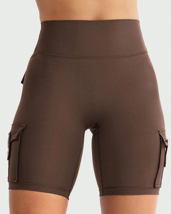 Leggings Femme Multi-Poches Cyclisme Capri