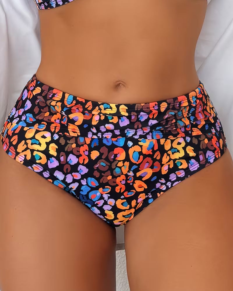 maillot de bain deux pièces bikini à imprimé floral tendance