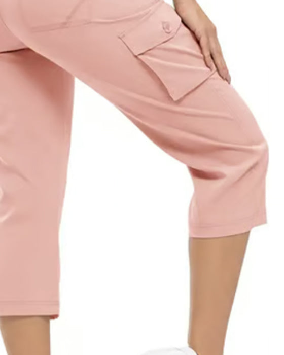 Pantalon Décontracté Court Multi-Poche Randonnée