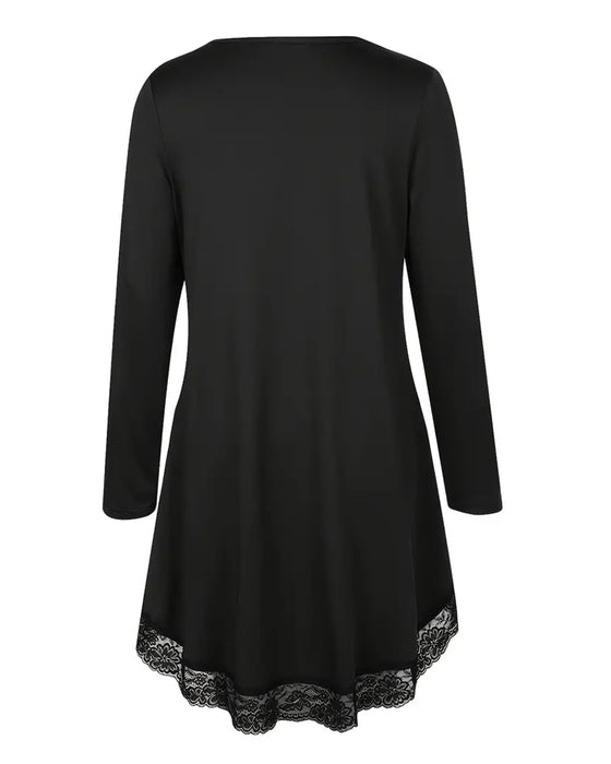 Haut À Manches Longues Irrégulier Avec Empiècements En Mesh