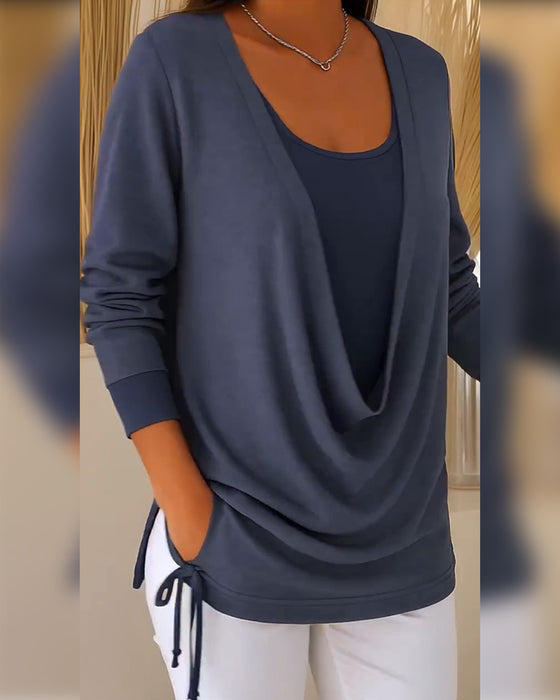 Hauts Faux Deux-Pièces Mode