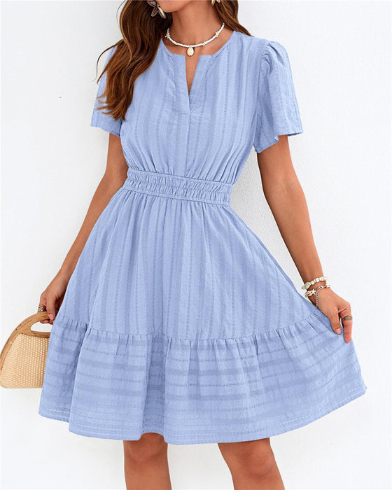 Robe Col V Coupe A
