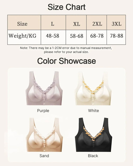 Soutien-gorge Fermeture Devant Satin Dentelle