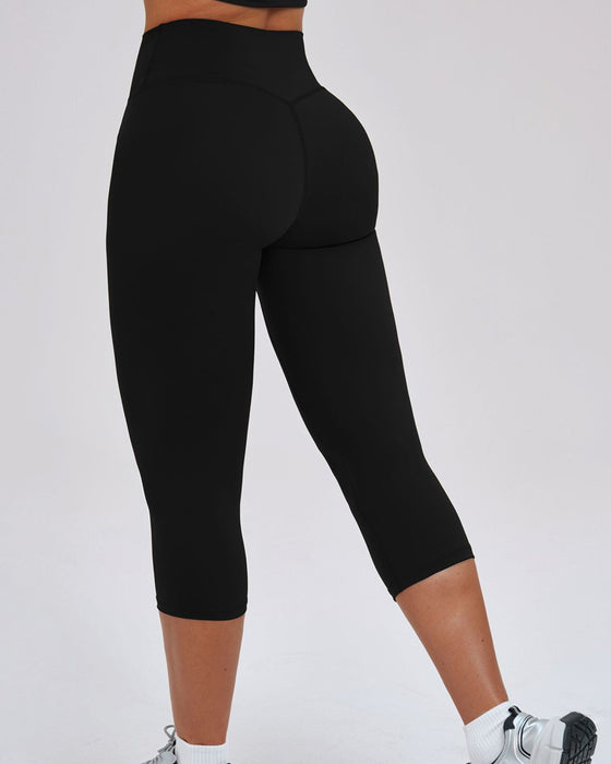 Leggings Yoga Taille Haute Mi-Longue