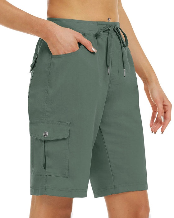 Shorts Femmes Short Cargo Séchage Rapide Avec Poches
