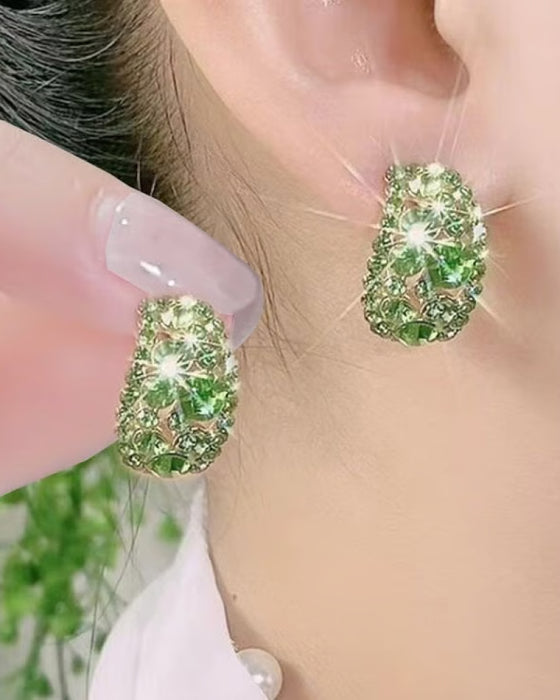 Boucles D'oreilles Diamants De Laboratoire Cerceau