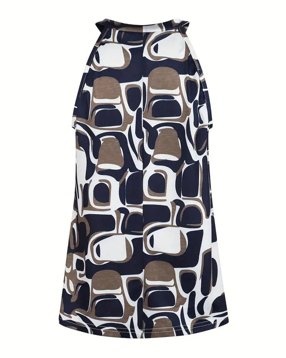 Débardeur Mode Décontracté Imprimé Sans Manches