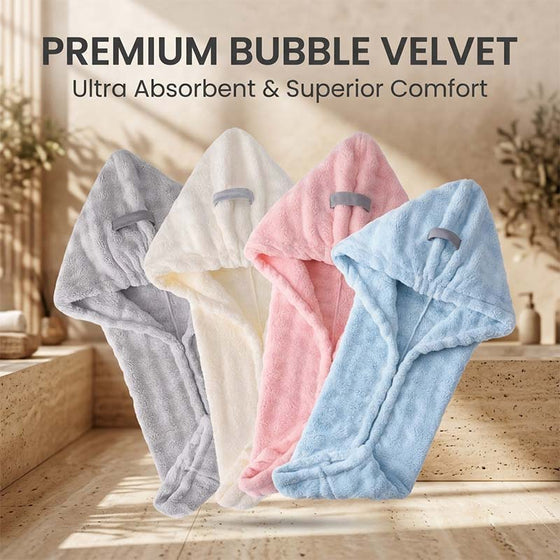 Turban Pour Cheveux Ultra-Absorbant À Séchage Rapide