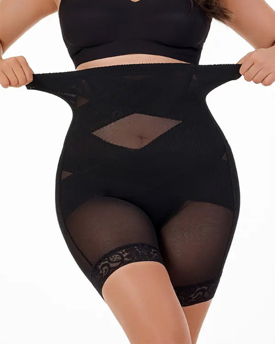 Culotte Taille Croisée Ventre Plat Affermissement Fessier Gainant