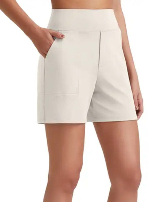 Short Taille Haute Athlétique Course