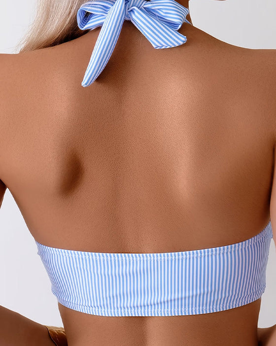 Bikini Sexy À Rayures