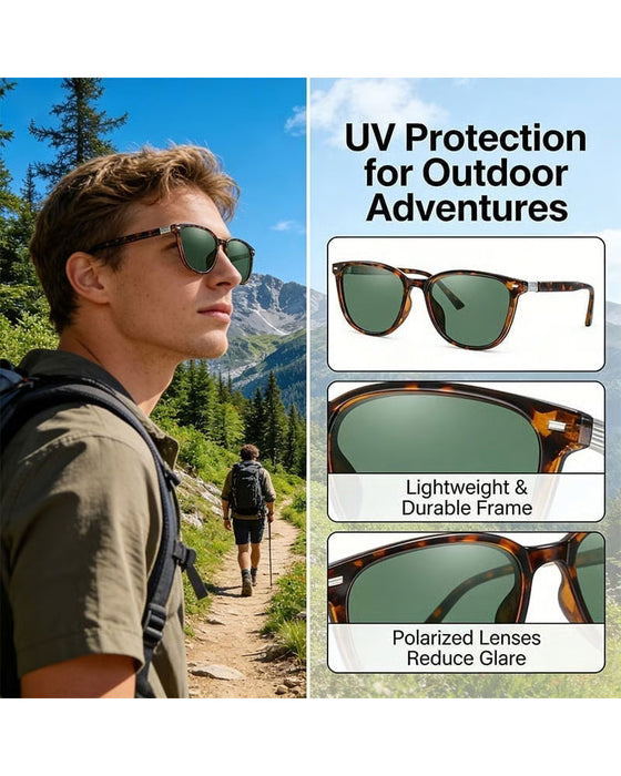 Lunettes De Soleil Grande Monture Polarisées