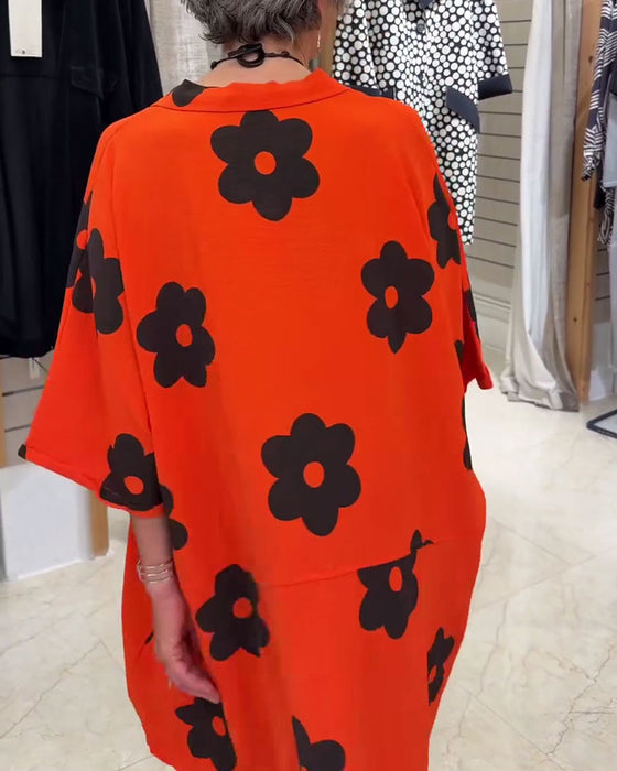 Chemise imprimée ample