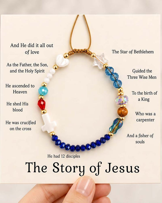 ✝️ Bracelet Jésus Fait Main ❤️ Portez L'Histoire. Portez La Foi.