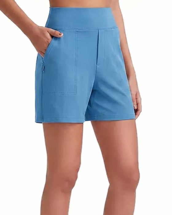 Short Taille Haute Athlétique Course