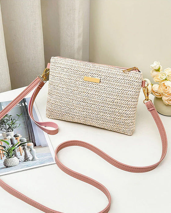 Pochette Bandoulière – Légère, Polyvalente, Accents Métalliques ✨