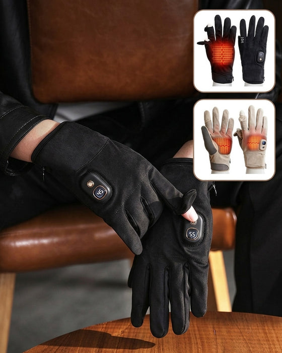 Gants Rechargeables Électriquement Chauffés Hiver