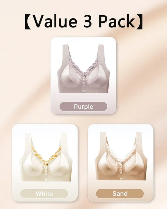 Soutien-gorge Fermeture Devant Satin Dentelle