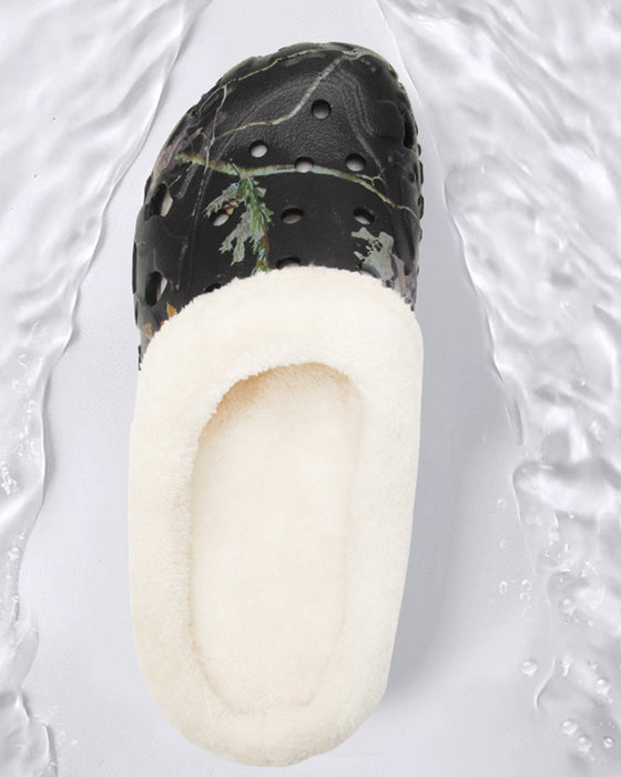 Chaussons motif élégant antidérapant