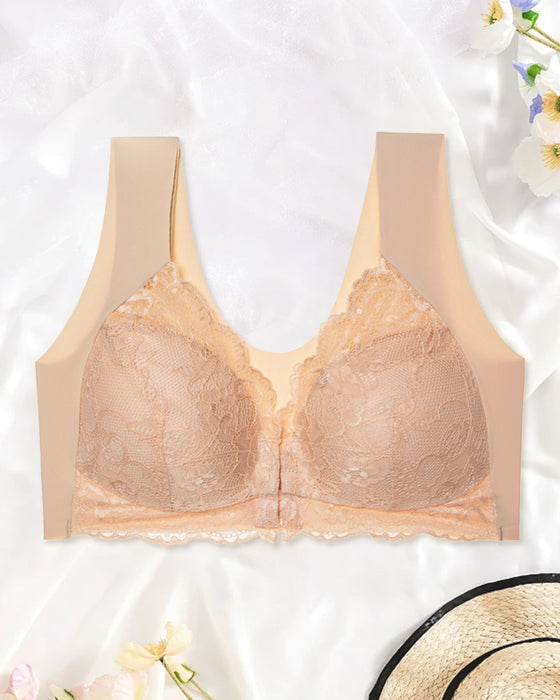 Soutien-Gorge Sans Couture Push Up Dentelle