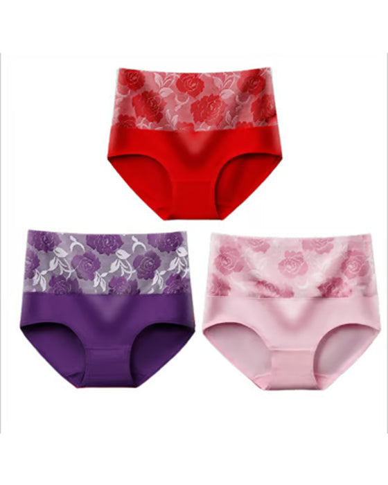 🔥 Culotte Femme Taille Haute Gain De Ventre En Coton Pur, Grande Taille