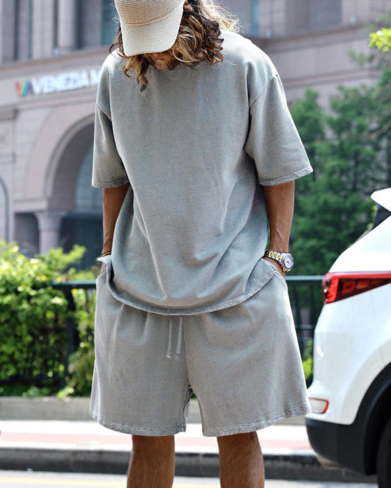 Ensembles De Sport Sans Manches Unis Et Décontractés