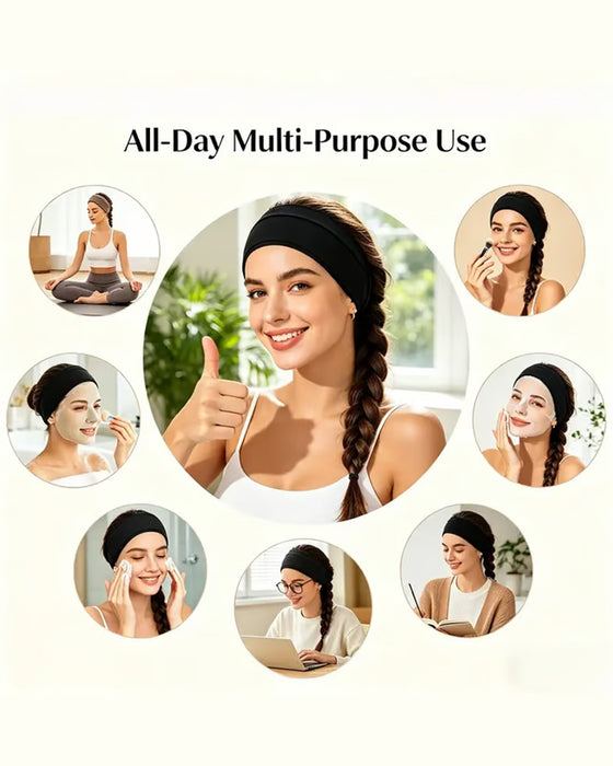 Bandeau Femme Universel Antidérapant Élastique Mode
