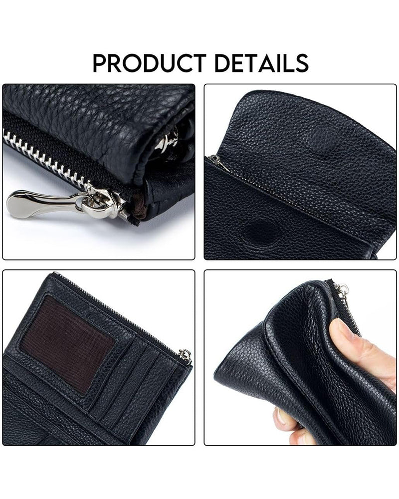 Portefeuille Court Cuir Souple